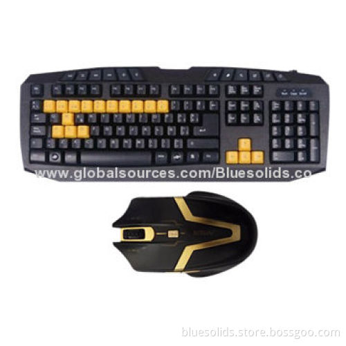 Black Wireless Keyboard and Mouse Combo, OEM Orders Welcomed